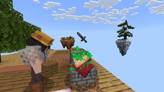 Screenshot of the Minecraft Bedrock Marketplace product One Block created by Sapix.