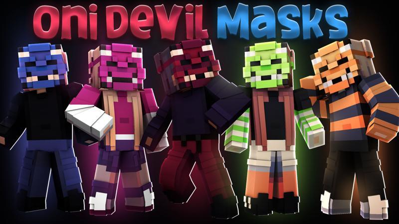 Oni Devil Masks by Sapix | CHUNK - Minecraft Bedrock Marketplace Explorer