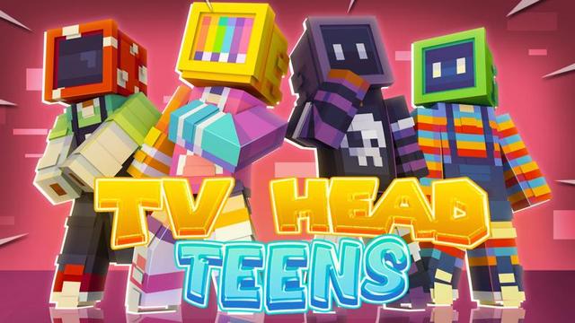 Thumbnail of the Minecraft Bedrock Marketplace product TV Head Teens created by Sapix.