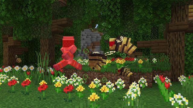 Screenshot of the Minecraft Bedrock Marketplace product Advanced Bees created by Sapphire Studios.
