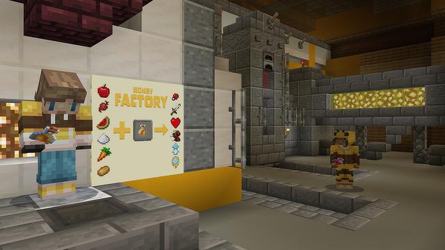 Screenshot of the Minecraft Bedrock Marketplace product Advanced Bees created by Sapphire Studios.