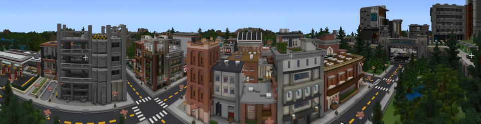 Panorama of the Minecraft Bedrock Marketplace product Advanced Mobs created by Sapphire Studios.