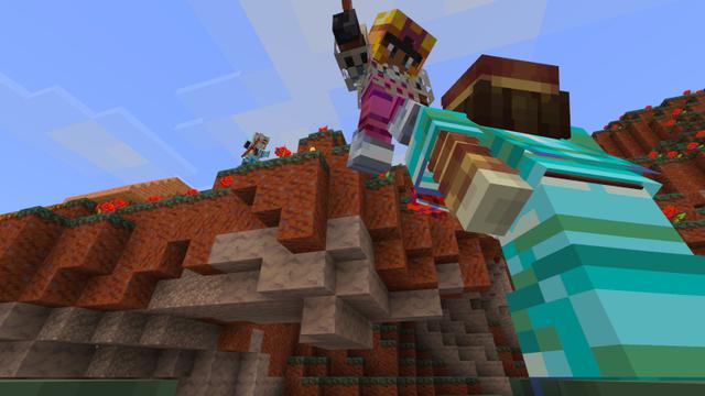 Screenshot of the Minecraft Bedrock Marketplace product Better PVP created by Sapphire Studios.