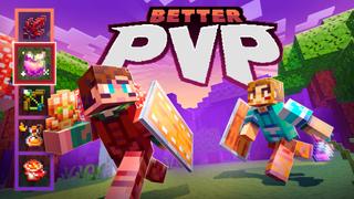 Thumbnail of the Minecraft Bedrock Marketplace product Better PVP created by Sapphire Studios.