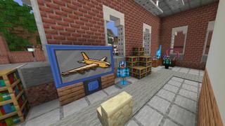 Screenshot of the Minecraft Bedrock Marketplace product Cartoon Planes created by Sapphire Studios.