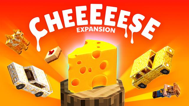Thumbnail of the Minecraft Bedrock Marketplace product Cheese Expansion created by Sapphire Studios.
