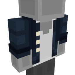Thumbnail of the Minecraft Bedrock Marketplace product Classic Navy Jacket created by Sapphire Studios.