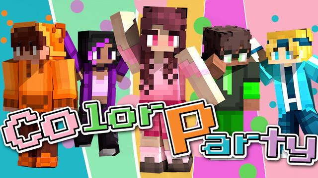 Thumbnail of the Minecraft Bedrock Marketplace product Color Party created by Sapphire Studios.