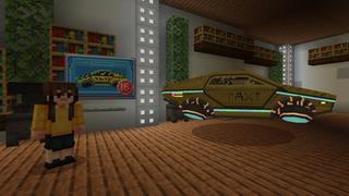 Screenshot of the Minecraft Bedrock Marketplace product Cyberpunk created by Sapphire Studios.