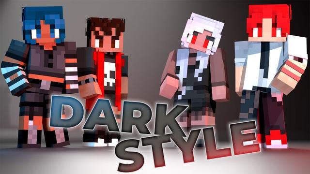 Thumbnail of the Minecraft Bedrock Marketplace product Dark Style created by Sapphire Studios.