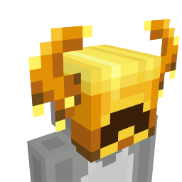 Thumbnail of the Minecraft Bedrock Marketplace product Golden Warden Mask created by Sapphire Studios.