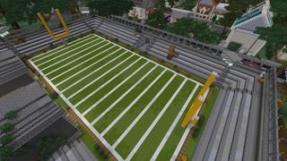 Screenshot of the Minecraft Bedrock Marketplace product Haunted High School created by Sapphire Studios.