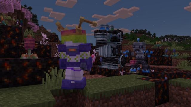 Screenshot of the Minecraft Bedrock Marketplace product Meteors Add-On created by Sapphire Studios.