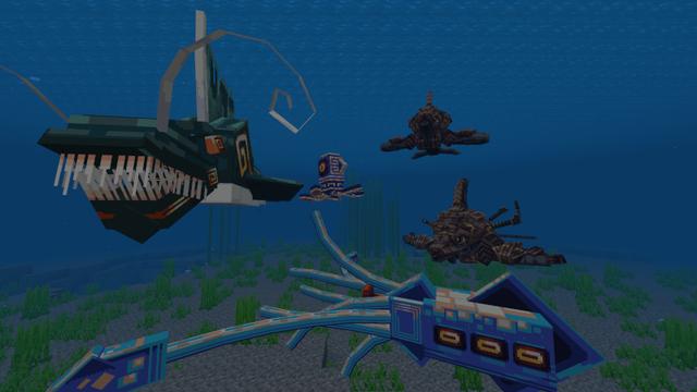 Screenshot of the Minecraft Bedrock Marketplace product MOBS created by Sapphire Studios.