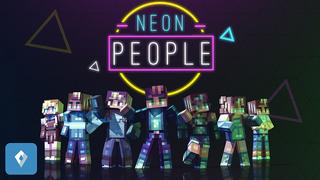 Thumbnail of the Minecraft Bedrock Marketplace product Neon People created by Sapphire Studios.