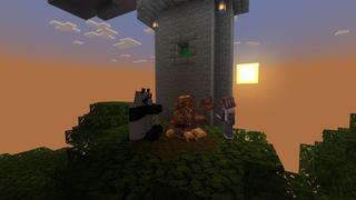 Screenshot of the Minecraft Bedrock Marketplace product One Chunk Survival created by Sapphire Studios.