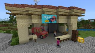 Screenshot of the Minecraft Bedrock Marketplace product Original Lucky Blocks created by Sapphire Studios.