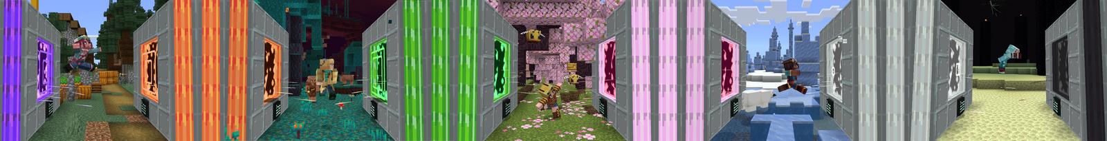 Panorama of the Minecraft Bedrock Marketplace product Portality created by Sapphire Studios.