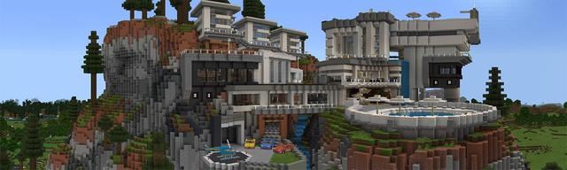 Panorama of the Minecraft Bedrock Marketplace product Pro Redstone Millionaire created by Sapphire Studios.