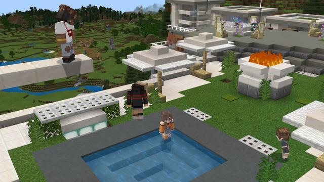 Screenshot of the Minecraft Bedrock Marketplace product Pro Redstone Millionaire created by Sapphire Studios.