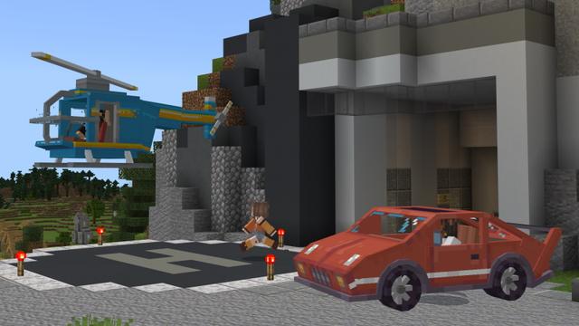 Screenshot of the Minecraft Bedrock Marketplace product Pro Redstone Millionaire created by Sapphire Studios.