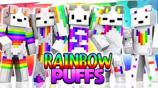 Thumbnail of the Minecraft Bedrock Marketplace product Rainbow Puffs created by Sapphire Studios.