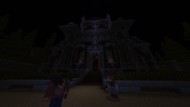 Screenshot of the Minecraft Bedrock Marketplace product Scariest Map Ever created by Sapphire Studios.