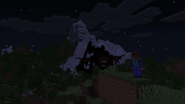 Screenshot of the Minecraft Bedrock Marketplace product Scary Add-On created by Sapphire Studios.