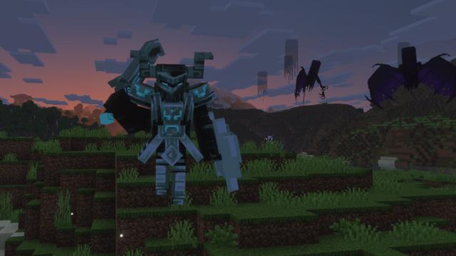 Screenshot of the Minecraft Bedrock Marketplace product Scary Add-On created by Sapphire Studios.
