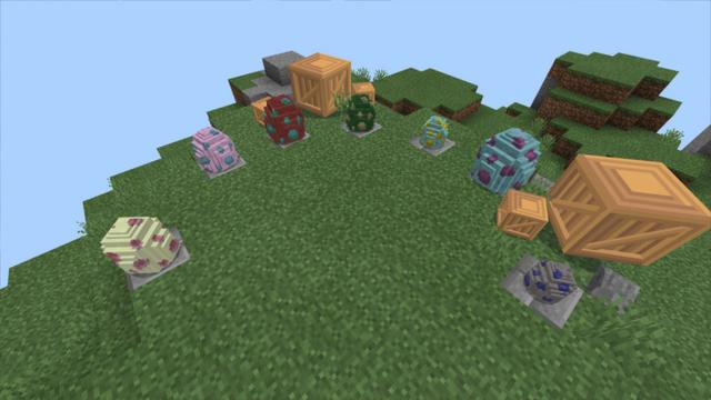 Screenshot of the Minecraft Bedrock Marketplace product SkyDino created by Sapphire Studios.