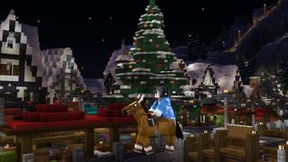 Screenshot of the Minecraft Bedrock Marketplace product Snowy Slopes created by Sapphire Studios.