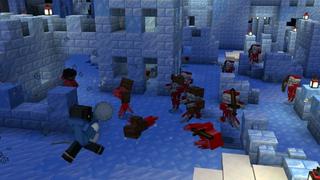 Screenshot of the Minecraft Bedrock Marketplace product Snowy Slopes created by Sapphire Studios.