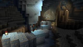 Screenshot of the Minecraft Bedrock Marketplace product Snowy Slopes created by Sapphire Studios.