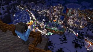 Screenshot of the Minecraft Bedrock Marketplace product Snowy Slopes created by Sapphire Studios.