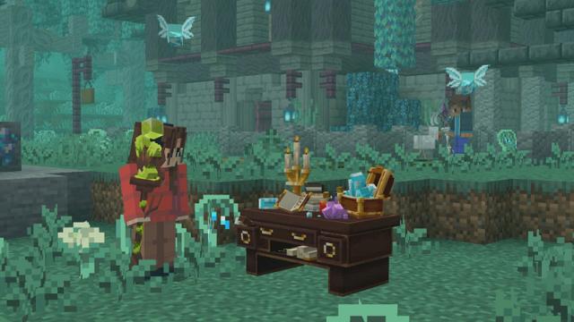 Screenshot of the Minecraft Bedrock Marketplace product SpellCraft Add-On created by Sapphire Studios.