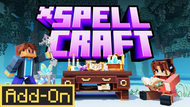 Thumbnail of the Minecraft Bedrock Marketplace product Add-On SpellCraft created by Sapphire Studios.
