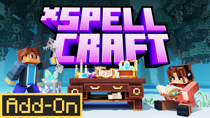Thumbnail of the Minecraft Bedrock Marketplace product SpellCraft Add-On created by Sapphire Studios.
