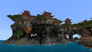 Screenshot of the Minecraft Bedrock Marketplace product The Dojo created by Sapphire Studios.