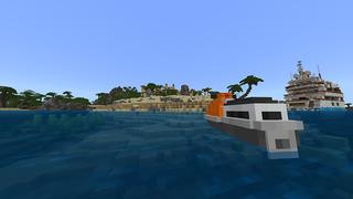 Screenshot of the Minecraft Bedrock Marketplace product Tiki Resort created by Sapphire Studios.