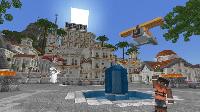 Screenshot of the Minecraft Bedrock Marketplace product Ultimate Resort created by Sapphire Studios.