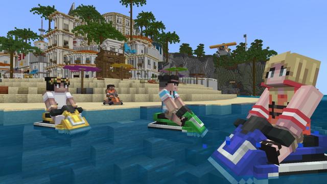 Screenshot of the Minecraft Bedrock Marketplace product Ultimate Resort created by Sapphire Studios.
