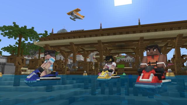 Screenshot of the Minecraft Bedrock Marketplace product Ultimate Resort created by Sapphire Studios.