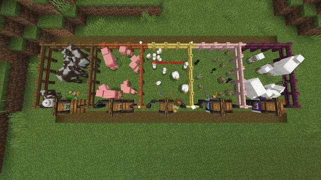 Screenshot of the Minecraft Bedrock Marketplace product Auto Farmlets created by Scai Quest.
