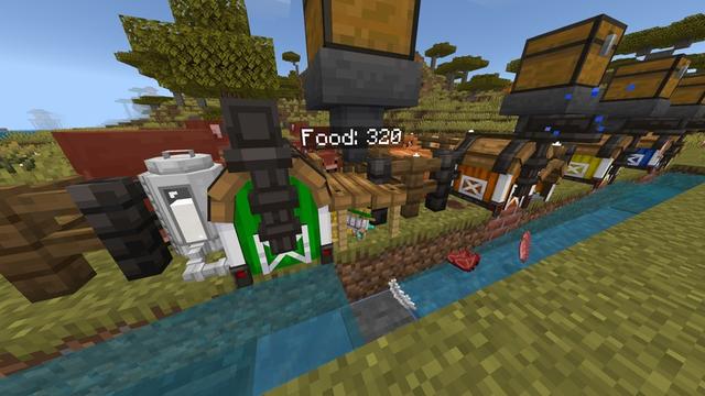 Screenshot of the Minecraft Bedrock Marketplace product Auto Farmlets created by Scai Quest.