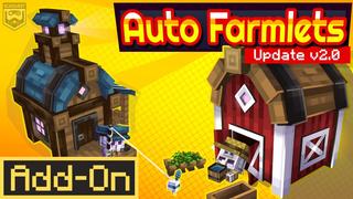 Thumbnail of the Minecraft Bedrock Marketplace product Auto Farmlets created by Scai Quest.