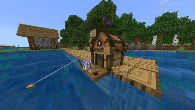 Screenshot of the Minecraft Bedrock Marketplace product AutoFisher created by Scai Quest.
