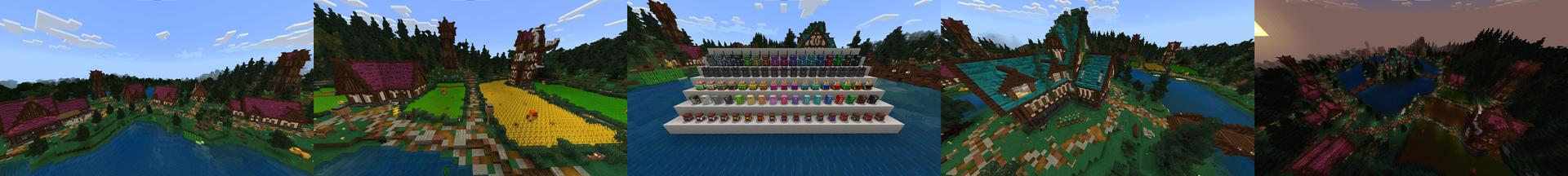 Panorama of the Minecraft Bedrock Marketplace product Backpacks Enhanced created by Scai Quest.