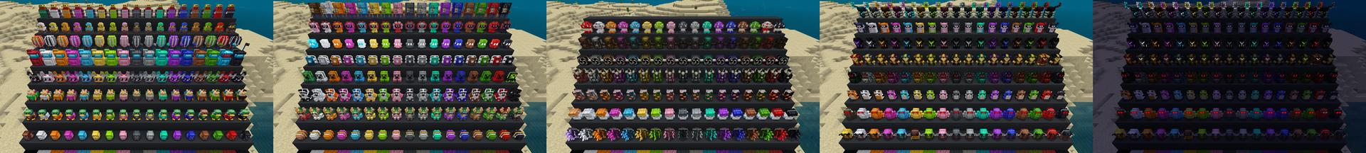 Panorama of the Minecraft Bedrock Marketplace product Backpacks created by Scai Quest.