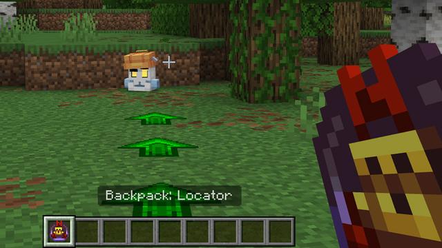 Screenshot of the Minecraft Bedrock Marketplace product Backpacks created by Scai Quest.