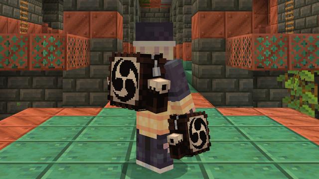 Screenshot of the Minecraft Bedrock Marketplace product Backpacks created by Scai Quest.
